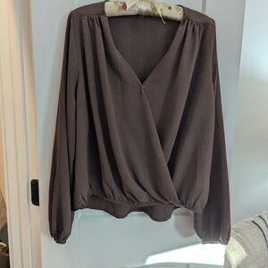 Rulle Brown Blouse From Daily Look